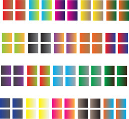 Background with colorful squares of ceramic motifs.For design ceramic,etc.