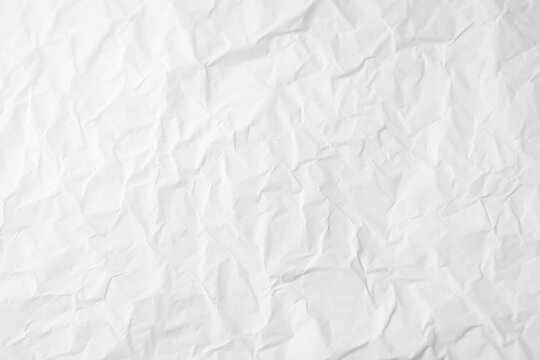 Design space white crumpled paper textured background. Created with Generative AI Technology