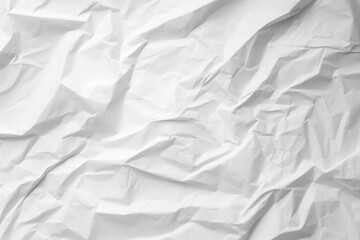 Obraz premium Design space white crumpled paper textured background. Created with Generative AI Technology