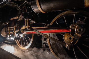 wheels of a bicycle