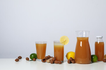 Fresh sweet drink - tamarind juice, tasty drink for refreshing
