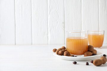 Fresh sweet drink - tamarind juice, tasty drink for refreshing