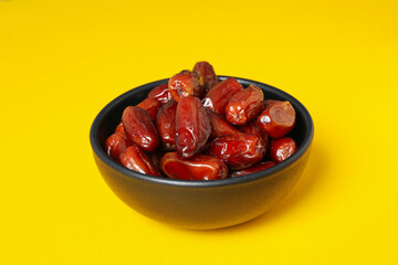 Concept of sweet and tasty food, dates