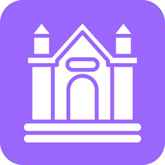 Vector Design Bouncy Castle Icon Style