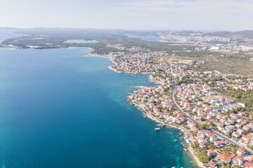 aerial view of the Croatia