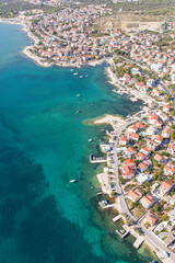 Fototapeta premium aerial view of the Croatia