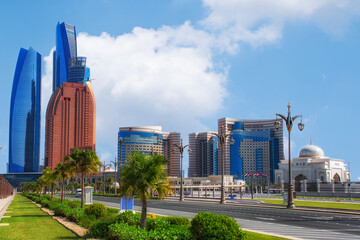 Straßen in Abu Dhabi, Vereinigte Arabische Emirate