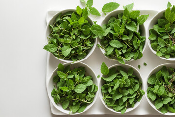 mint, leaf, herb, plant, peppermint, leaves, fresh, nature, herbal, organic, garden, green