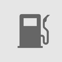 Gas pump vector icon eps 10. Gasoline station symbol.