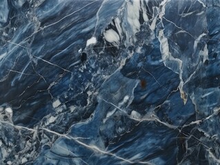 Natural Blue Marble texture background. Marbling texture design. Abstract backdrop of marble granite stone. generative ai