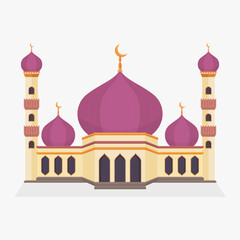 ramadan mosque illustration