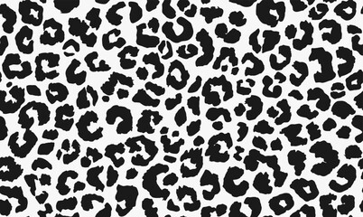 Leopard skin seamless pattern. 