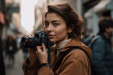 Lifestyle photography of women by AI Generated.