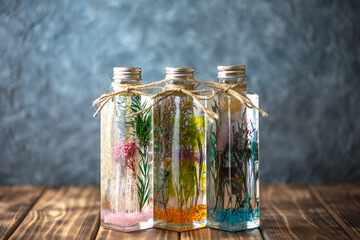 ハーバリウムの写真素材