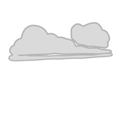 Simple Cloud Vector Element