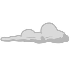 Simple Cloud Vector Element