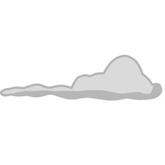Simple Cloud Vector Element