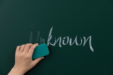 Change unknown to known on blackboard