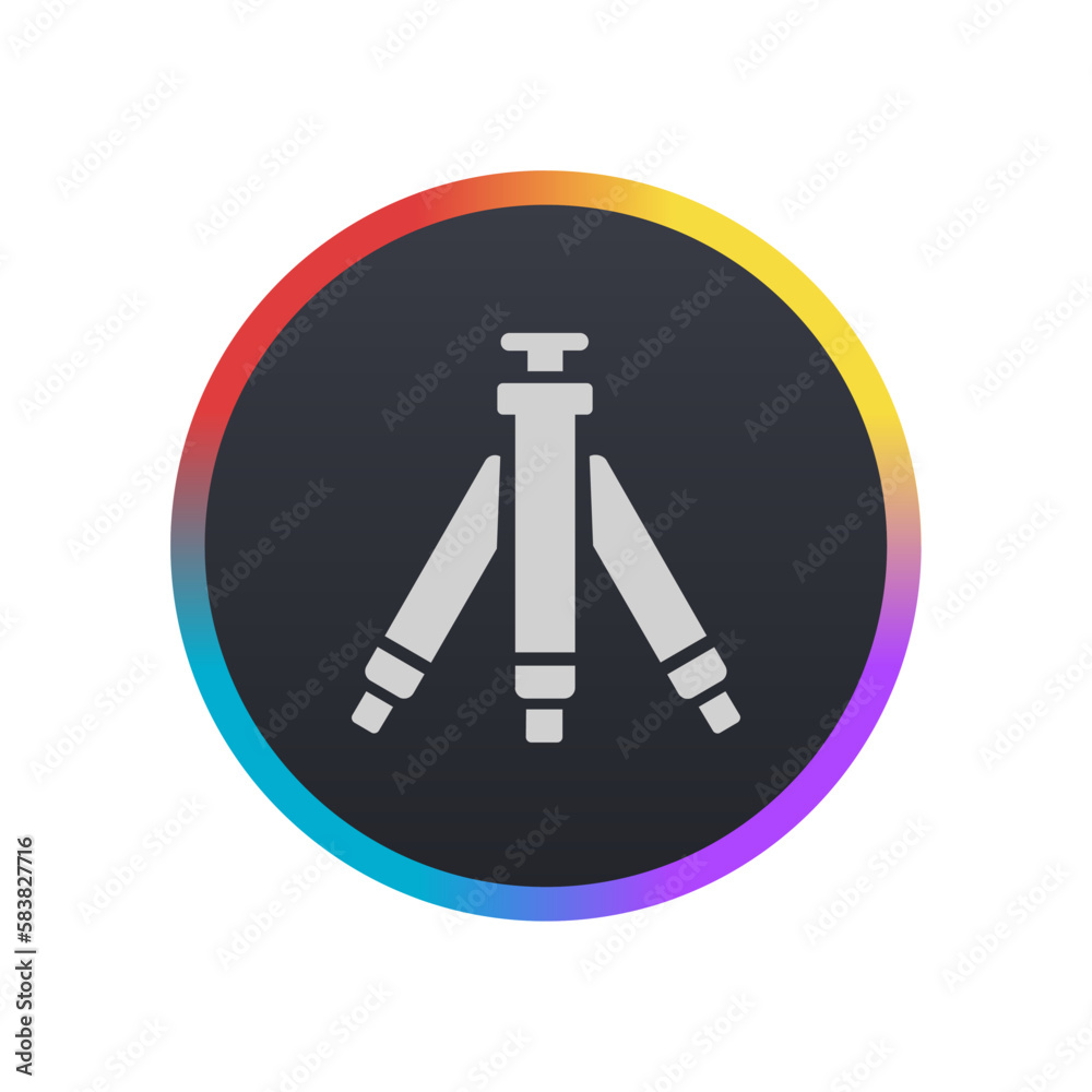 Poster tripod - pictogram (icon)