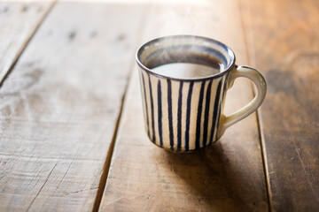 マグカップのコーヒー