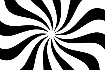 Abstract vector geometric background with irregularly shaped lines that are circularly distributed creating a sense of rotation and illusion	