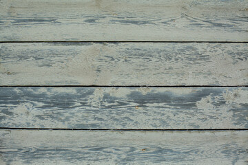 Textured abstract wooden light blue and green plank board  background