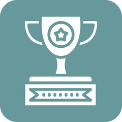 Vector Design Trophy Icon Style