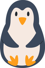 Penguin Bird Sitting