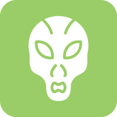 Vector Design Extraterrestrial Icon Style