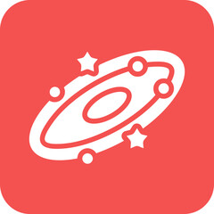 Vector Design Galaxy Icon Style