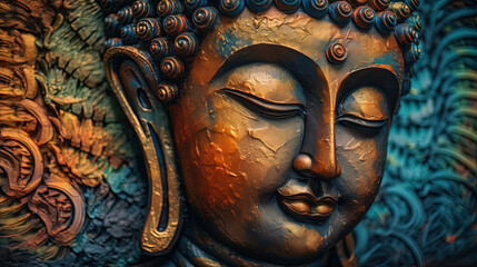 Buddha in deep meditation