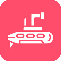 Vector Design Army Submarine Icon Style