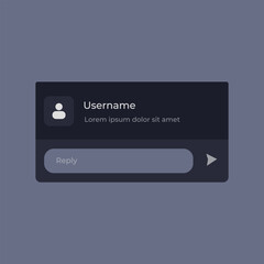 Vector Illustartion pop up messages notification for smartphone template.