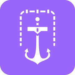 Vector Design Ship Anchor Icon Style
