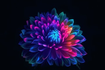 Inner Spectrum Flower Generative AI
