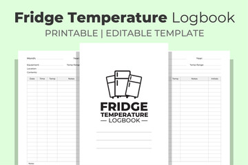 Fridge Temperature Logbook KDP Interior