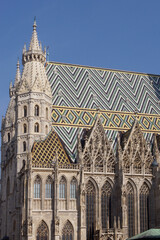 Vienna (Austria). St. Stephen's Cathedral in the historic city center of Vienna