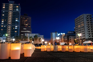 静岡県浜松市で3月11日に行われるキャンドルのイベント