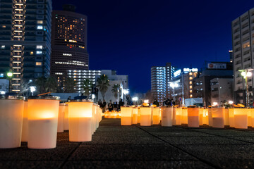 静岡県浜松市で3月11日に行われるキャンドルのイベント