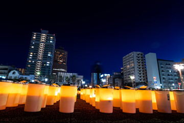 静岡県浜松市で3月11日に行われるキャンドルのイベント