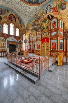 Russian Orthodox Cathedral of the Holy Resurrection, Iconostasis, Bishkek, Kyrgyzstan