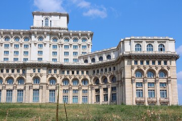 Fototapeta na wymiar Bucharest - Palace of Parliament