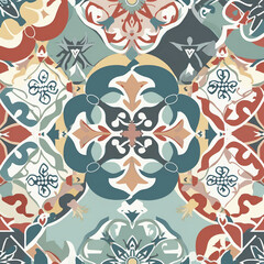 seamless pattern with flowers