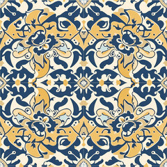 seamless pattern with flowers