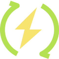 renewable energy flat icon