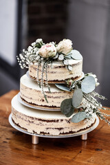 Hochzeitstorte Eukalyptus 