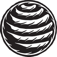 Vintage retro space galaxy planet. Can be used for logo, badge, label. mark, poster or print. Monochrome Graphic Art.Woodcut lincut old stylization.