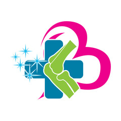 Bone joints icon logo,vector illustration symbol design