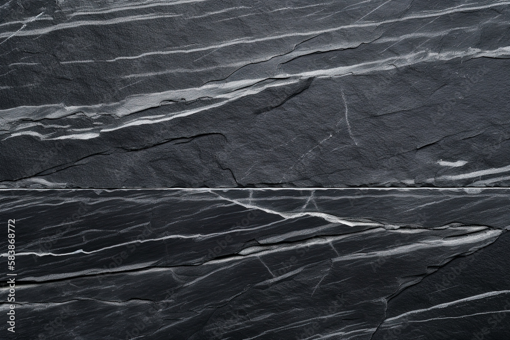 Aufkleber black slate background , natural stone texture.,dark backdrop for display or montage your top view p