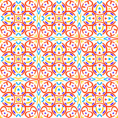 Abstract seamless geometric pattern background. Oriental ornaments vector illustration.